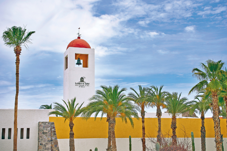 Bell tower Loreto Bay Golf Resort & Spa at Baja Hotel Loreto, Baja California Sur