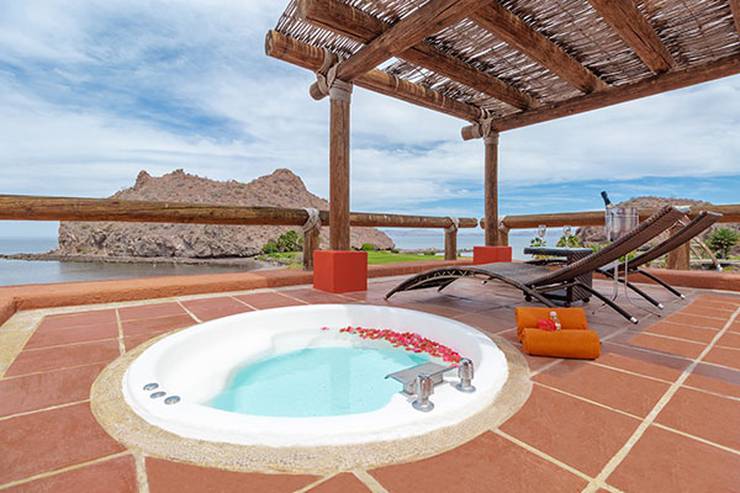 Master suite ocean front Hotel Loreto Bay Golf Resort & Spa at Baja Loreto, Baja California Sur